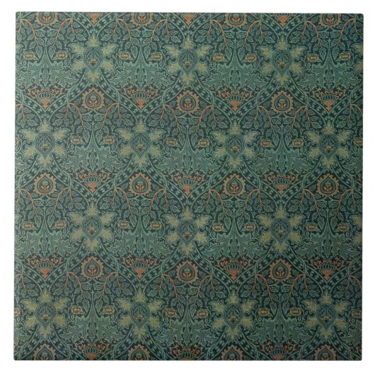 Ispahan (door John Henry Dearle) Tegeltje (Voorkant)