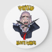 iSpeakItaliano Wall-klok Grote Klok (Voorkant)