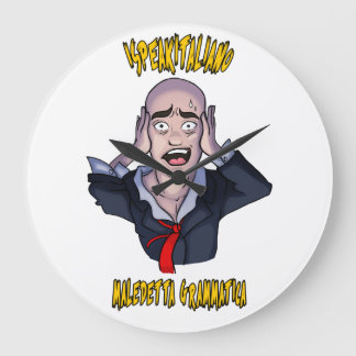 iSpeakItaliano Wall-klok Grote Klok