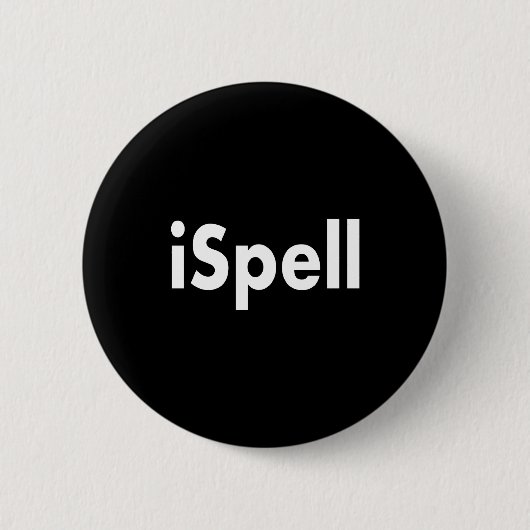 iSpell Ronde Button 5,7 Cm (Voorkant)