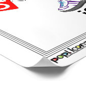 " ispud " - humoristisch Poster (Hoek)