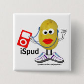 " ispud " humoristische parodie Button (Voorkant)