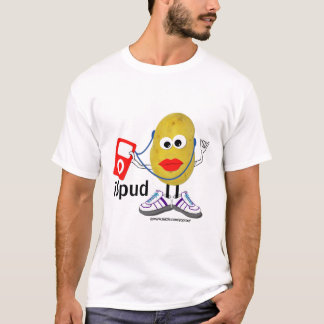 " ispud " - humoristische parodie in shirt