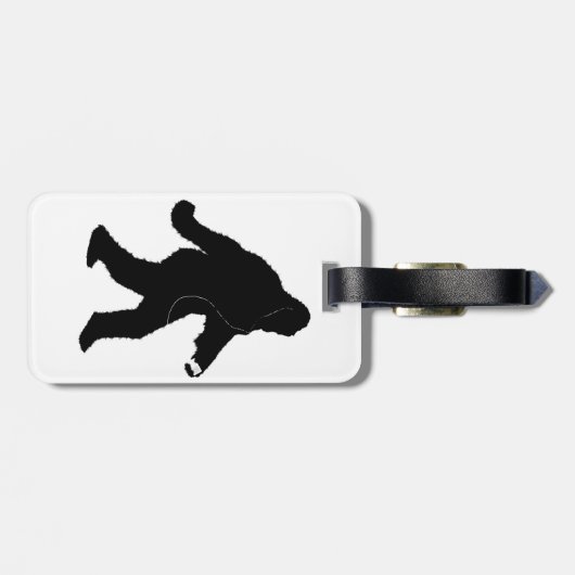 iSquatch (achtergrondkleur toevoegen) Bagagelabel (Achterkant horizontaal)