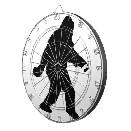 iSquatch (achtergrondkleur toevoegen) Dartbord (Voorkant Rechts)