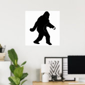 iSquatch (achtergrondkleur toevoegen) Poster (Thuiskantoor)