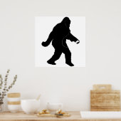 iSquatch (achtergrondkleur toevoegen) Poster (Keuken)
