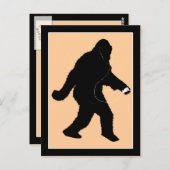 iSquatch (Achtergrondkleur wijzigen) Briefkaart (Voorkant / Achterkant)