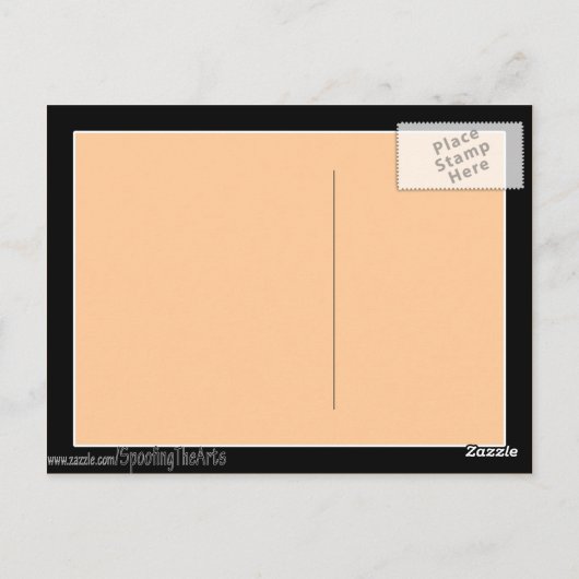 iSquatch (Achtergrondkleur wijzigen) Briefkaart (Achterkant)