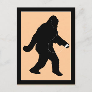 iSquatch (Achtergrondkleur wijzigen) Briefkaart