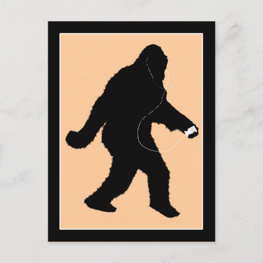 iSquatch (Achtergrondkleur wijzigen) Briefkaart (Voorkant)