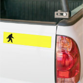 iSquatch (Achtergrondkleur wijzigen) Bumpersticker (Op Truck)