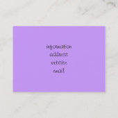 iSquatch (Achtergrondkleur wijzigen) Visitekaartje (Achterkant)