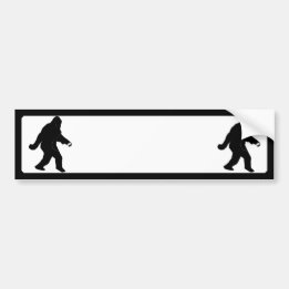 iSquatch (Add Background Color) Bumpersticker