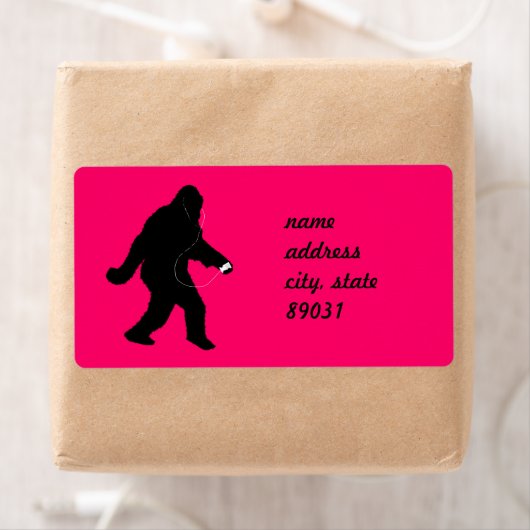 iSquatch Gone Squatchin' Etiket (Insitu)