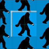 iSquatch Sasquatch Stof (Delen)