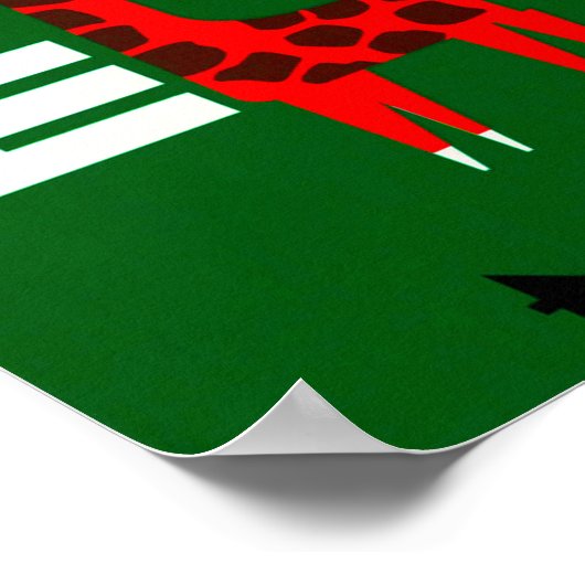 " Israël: 1960er/heute - EL AL Afrika Reise ... Poster (Hoek)