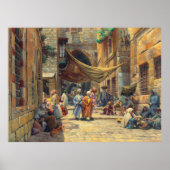 " Israël: 19. Jh. Jerusalem - König David Straße Poster (Voorkant)