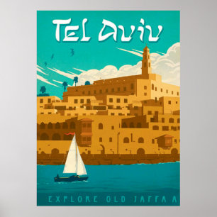 " Israël: 2021/heute Tel Aviv - Sommer Reise ... Poster