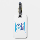ISRAEL 70 Jubileum 2018 Onafhankelijkheidsdag Fest Bagagelabel (Achterkant verticaal)