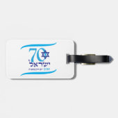 ISRAEL 70 Jubileum 2018 Onafhankelijkheidsdag Fest Bagagelabel (Achterkant horizontaal)