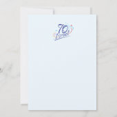 ISRAEL 70 Jubileum 2018 Onafhankelijkheidsdag Fest Kaart (Achterkant)