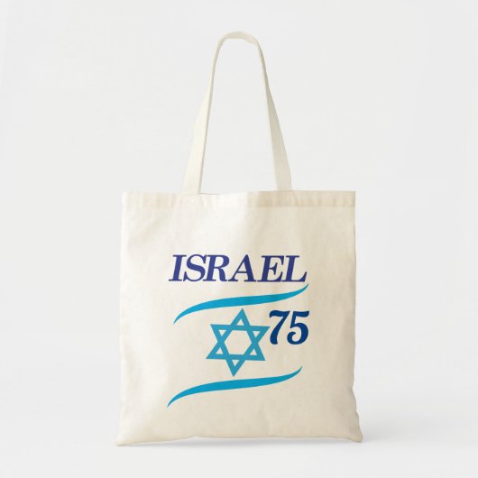 Israel 75 Jubileum, Onafhankelijkheidsdag - Modern Tote Bag (Voorkant)