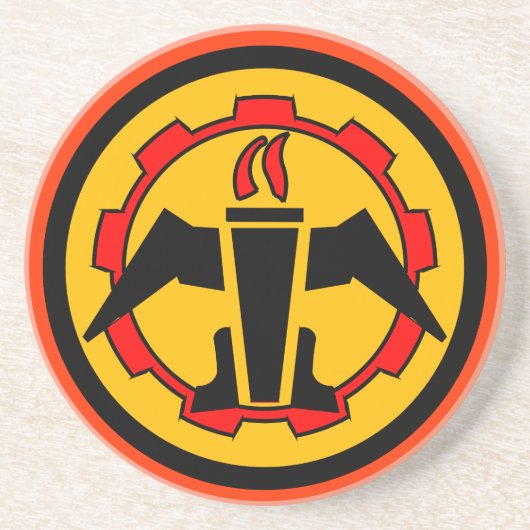 Israel A.F. Zandsteen Onderzetter (Voorkant)