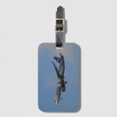 Israël Airplane Bagagelabel (Voorkant (verticaal))