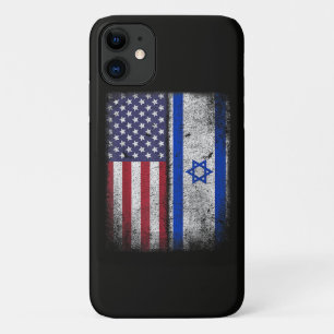 Israël Amerikaanse Vlag Israël Verenigde Staten Ro Case-Mate iPhone Case