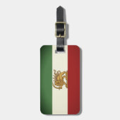 Israel and Iran Flags Travel Bagagelabel (Voorkant verticaal)