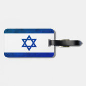 Israel and Iran Flags Travel Bagagelabel (Achterkant horizontaal)
