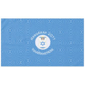 Israel Angel Hanukkah Flag Personalized Horizontal Tafelkleed (Voorkant (Horizontaal))