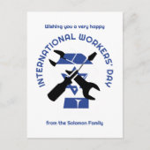 ISRAËL ARBEIDSDAG Internationale Arbeidsdag Briefkaart (Voorkant)