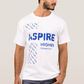 Israel ASPIRE HOGER Christelijke scripts T-shirt (Voorkant)