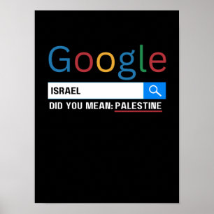 Israël bedoelde je Palestine research grafisch t-s Poster