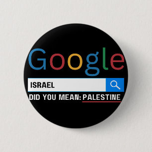 Israël bedoelde je Palestine research grafisch t-s Ronde Button 5,7 Cm