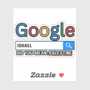Israël bedoelde je Palestine research grafisch t-s Sticker