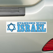Israël Bumpersticker (Op auto)
