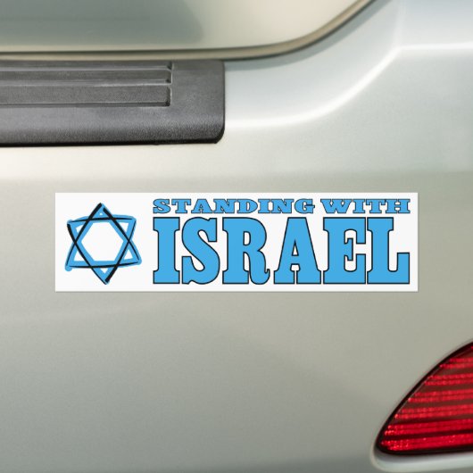 Israël Bumpersticker (Op auto)