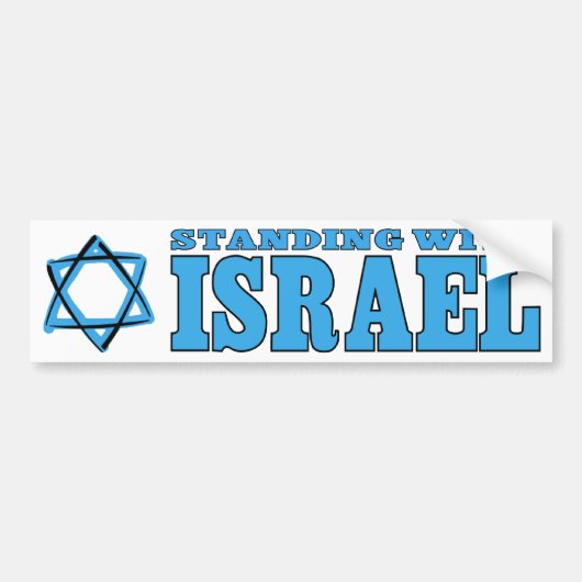 Israël Bumpersticker (Voorkant)