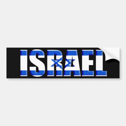 Israël Bumpersticker (Voorkant)