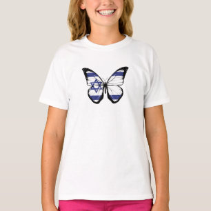 Israel Butterfly vlag T-shirt