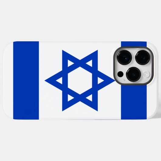 Israël Case-Mate iPhone Case (Achterkant (horizontaal))