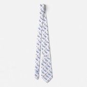 ISRAEL Christelijk scriptmonogram Stropdas (Achterkant)