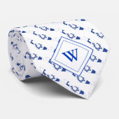 ISRAEL Christian Scripture Monogram Flag Stropdas (Opgerold)