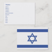 Israël - Chubby Visitekaartje (Voorkant / Achterkant)