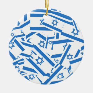 Israel Collage Keramisch Ornament