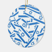 Israel Collage Keramisch Ornament (Links)