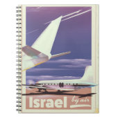 Israel Commercial airliner Reisposter Notitieboek (Voorkant)